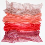 cobweb kidsilk sjaal in cowgirlblues rood/roos