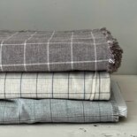 viyella ruit licht beige - katoen