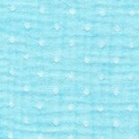 dots on blue - triple gauze