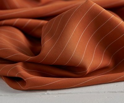 pin stripe spice - viscose (tencel)
