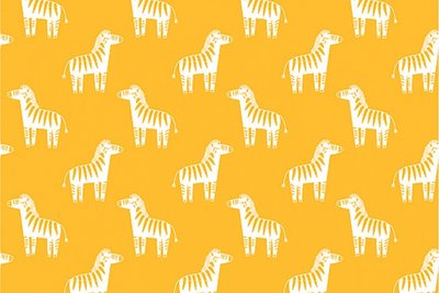 zebra moutarde- double gauze