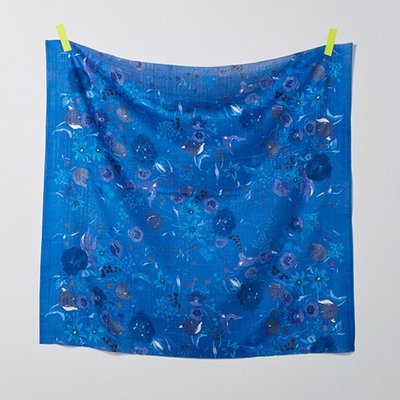 fuccra on blue - double gauze