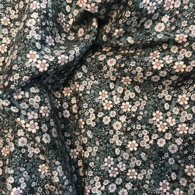 little flower black - winter cotton