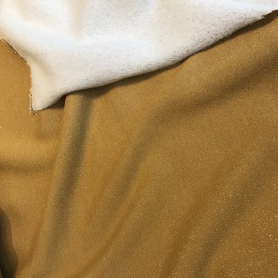 sweater met lurex oker - sweater