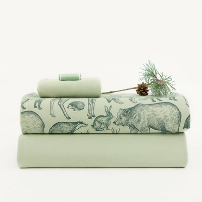 Gray aqua - French Terry