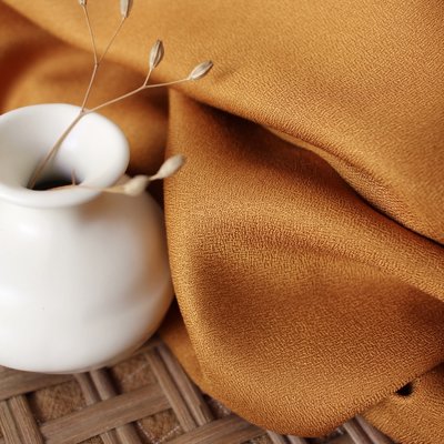 crêpe ochre - viscose