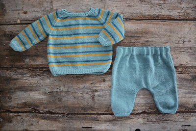 Breipakket baby setje