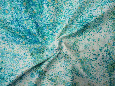 birds eye ocean - double gauze