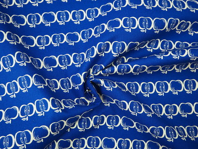 Canvas appel blauw