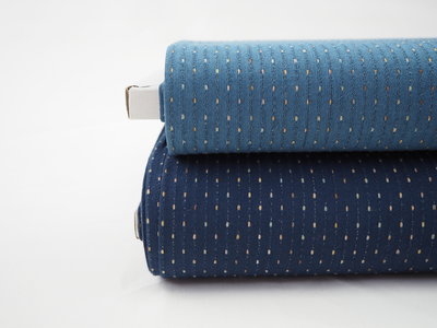Licht blauw met structuur - canvas