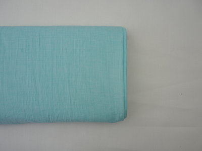 Fijne broderie turquoise