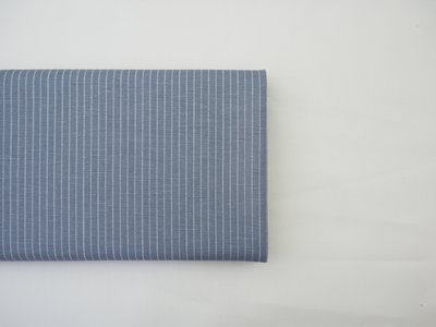 Streepjes blauw - Katoen/linnen