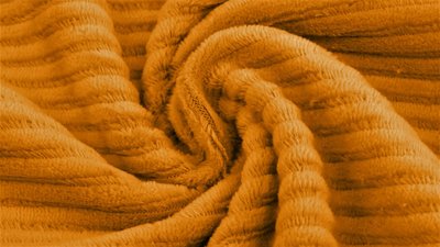 jersey washed cotton cord large rib yellow - nicky velours, corduroy