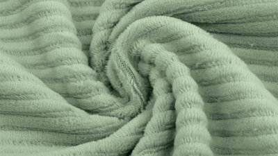 jersey washed cotton cord large rib sage - nicky velours, corduroy