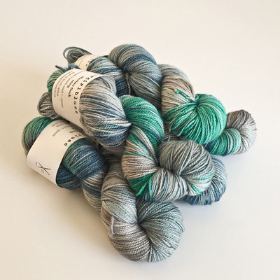 variegated turquiose