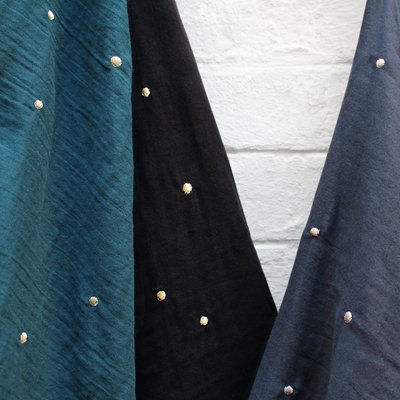 Tissu Stardust night - double gauze