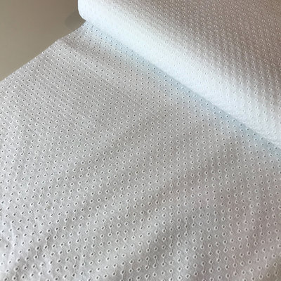 wit , kleine gaatjes - broderie