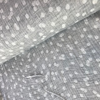 white dots on grey - triple gauze