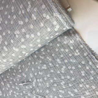 white dots on grey - triple gauze