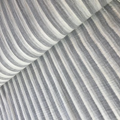 stripe grey white - triple gauze