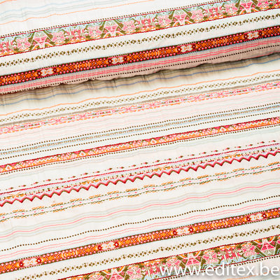 jacquard stof - dikkere katoen mengeling