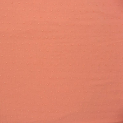 plumetis peach / katoen