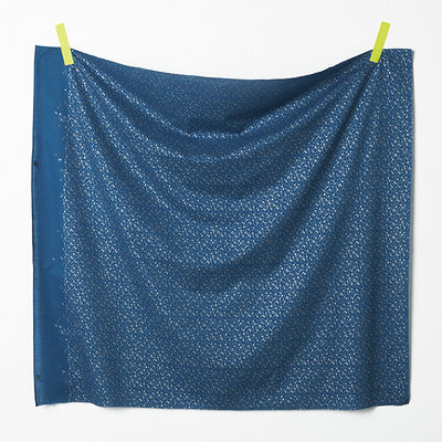 Harbe blue - cotton satin