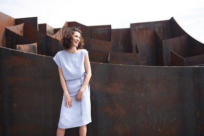 Lauren licht blauw - katoen