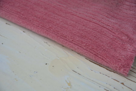 oud roos met brede rib (katoen) - nicky velours, corduroy