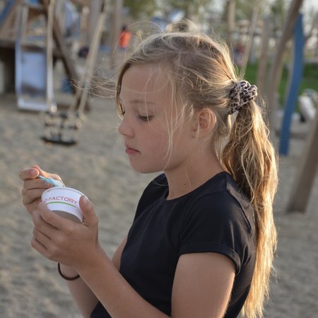 rimpelrokje in double gauze