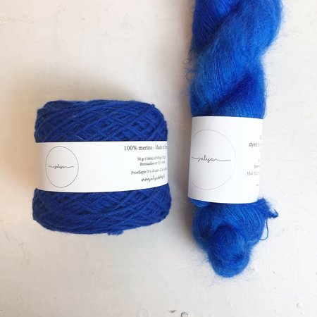 Breipakketje trui met strepen SM en merino