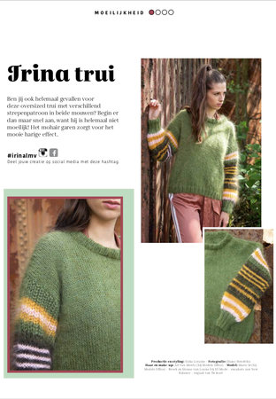 Breipakketje Irina trui uit La maison Victor