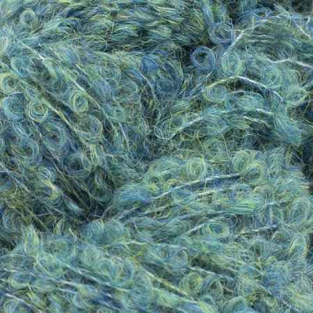 Kremke Alpaca bouclé licht petrol c740