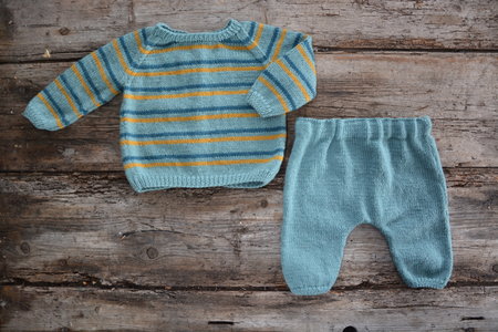Breipakket baby setje
