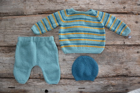Breipakket baby setje