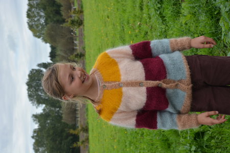 Breipakket Elena trui in mohair maat 2-4-6-8 j
