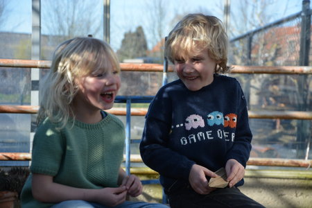Breipakketje groen T-shirt in rijstpapsteek