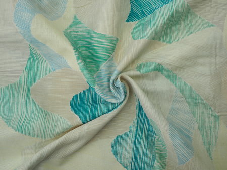 Mountain views blue - double gauze