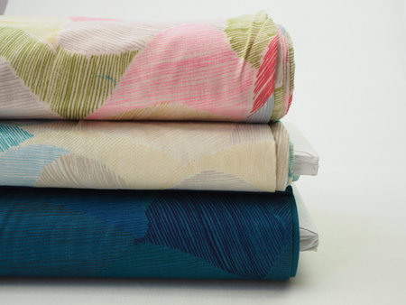 Mountain views blue - double gauze