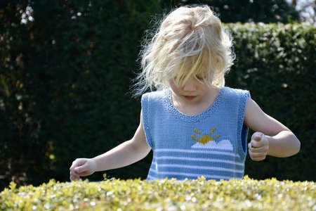 Breipakketje T-shirt met zonnetje en wolk