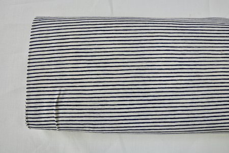 Stripe ecru/dark blue - jersey