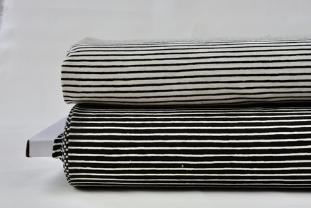 Stripe ecru/black - jersey