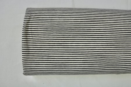 Stripe ecru/black - jersey