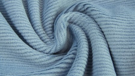 jersey washed cotton cord small rib light denim - nicky velours, corduroy