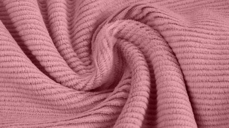 jersey washed cotton cord small rib old pink - nicky velours, corduroy