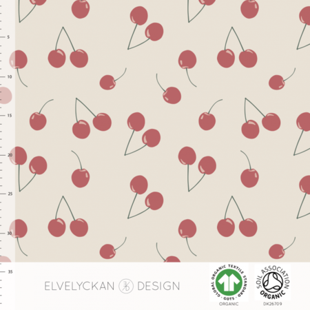 Cherries creme - jersey