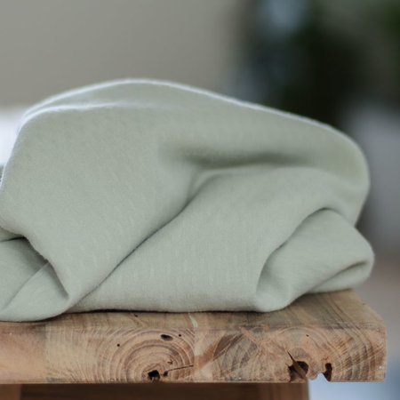 Light diamond jacquard soft mint - tencel
