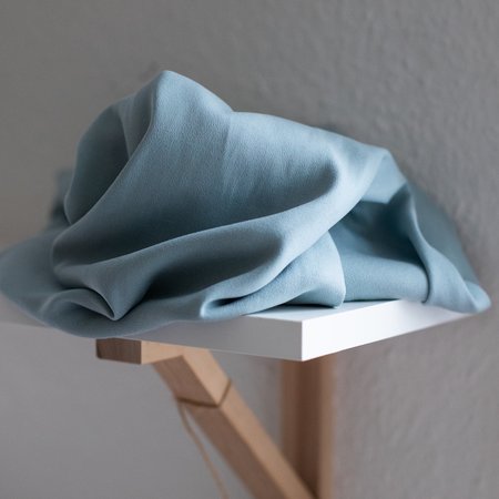 Crispy crepe tencel crepe blue mist - viscose (tencel)
