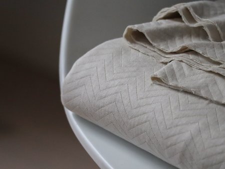 organic chevron quilt mist - sweater