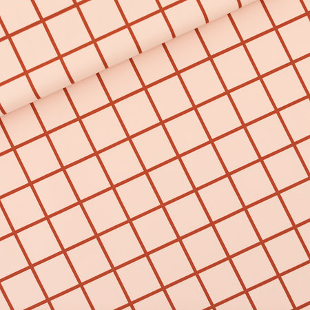 lycra Grid - eveningpink